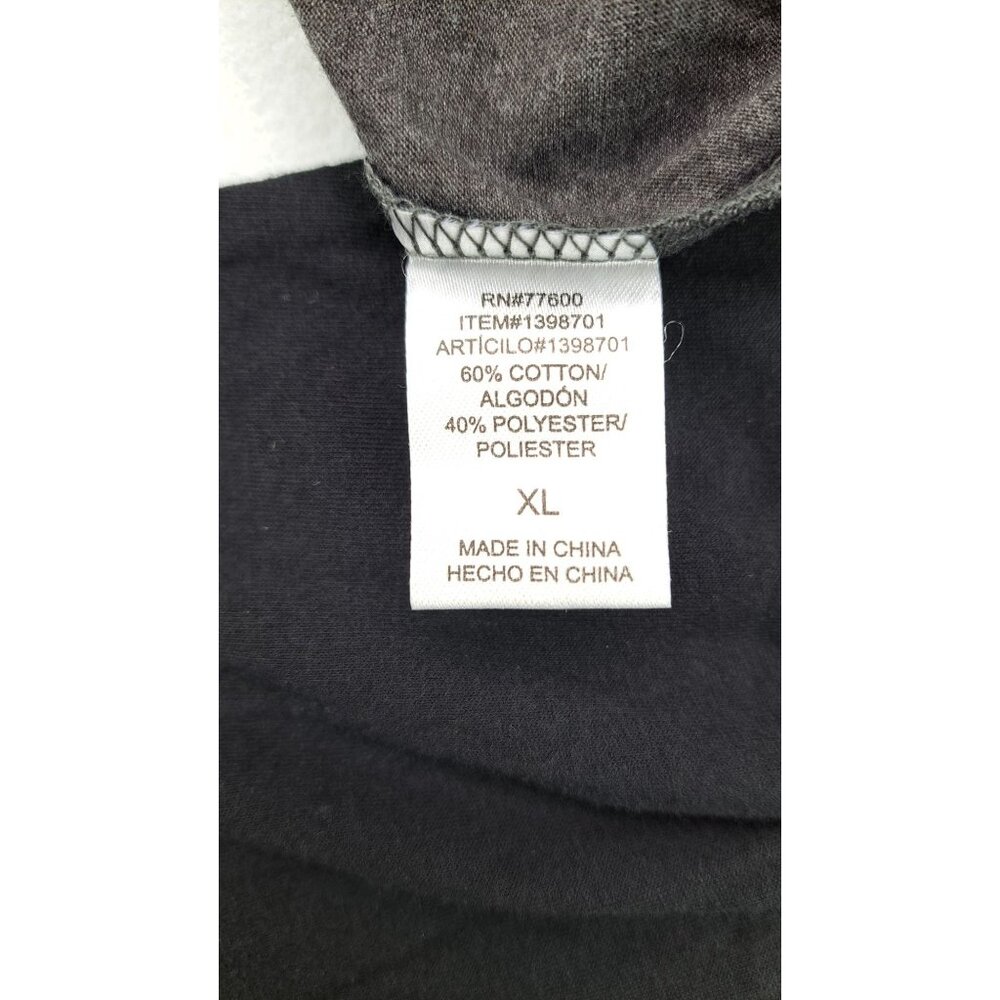 Chaser Baseball Raglan Shirt Black Grey All The Good Things Women XL Graphic - Picture 5 of 6